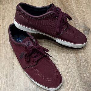 Ralph Lauren Men's Maroon Low-top Sneakers
